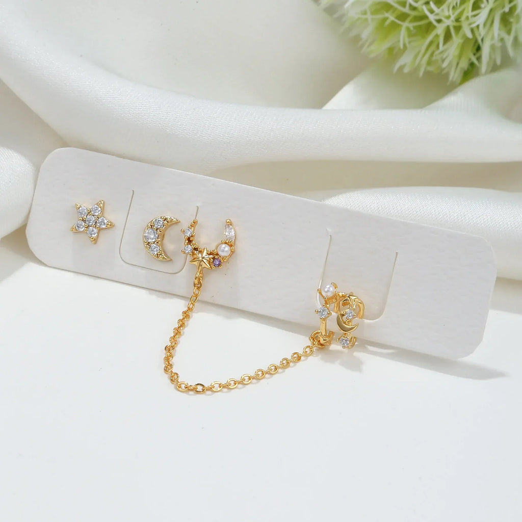 Earrings Set 925 Silver Earrings - Viexta