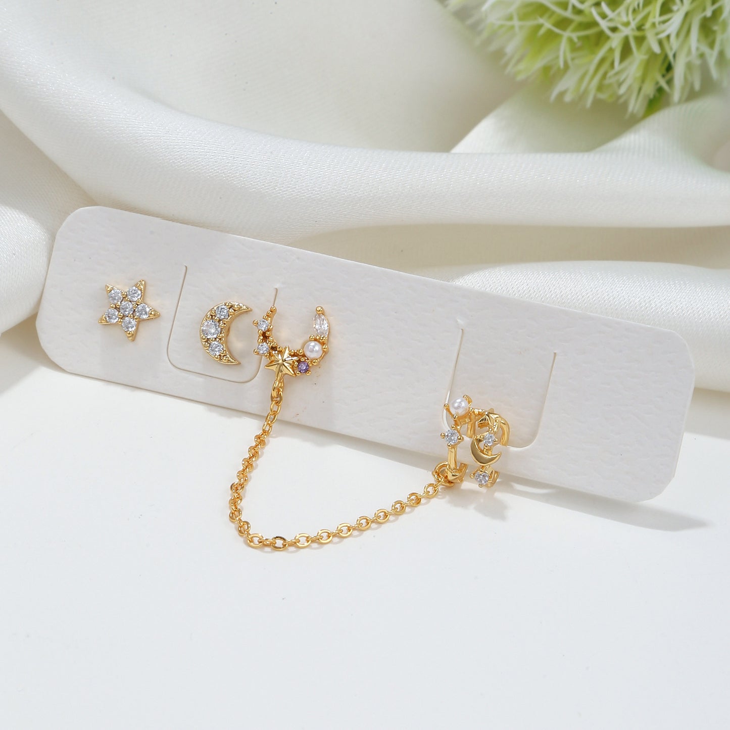 Earrings Set 925 Silver Earrings