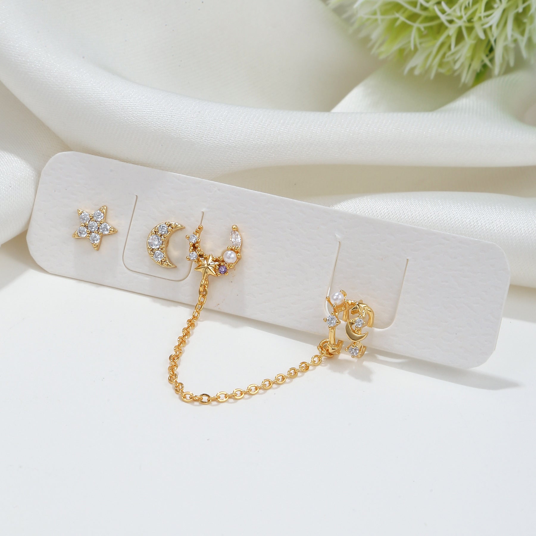 Earrings Set 925 Silver Earrings