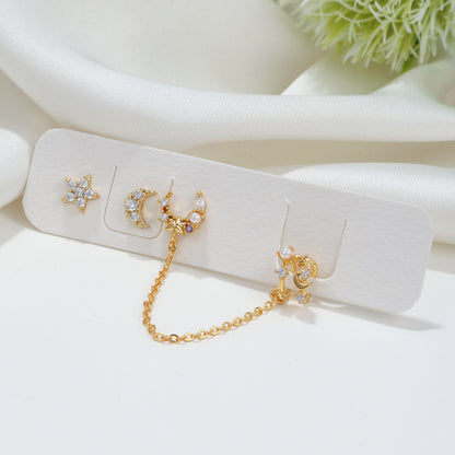 Earrings Set 925 Silver Earrings