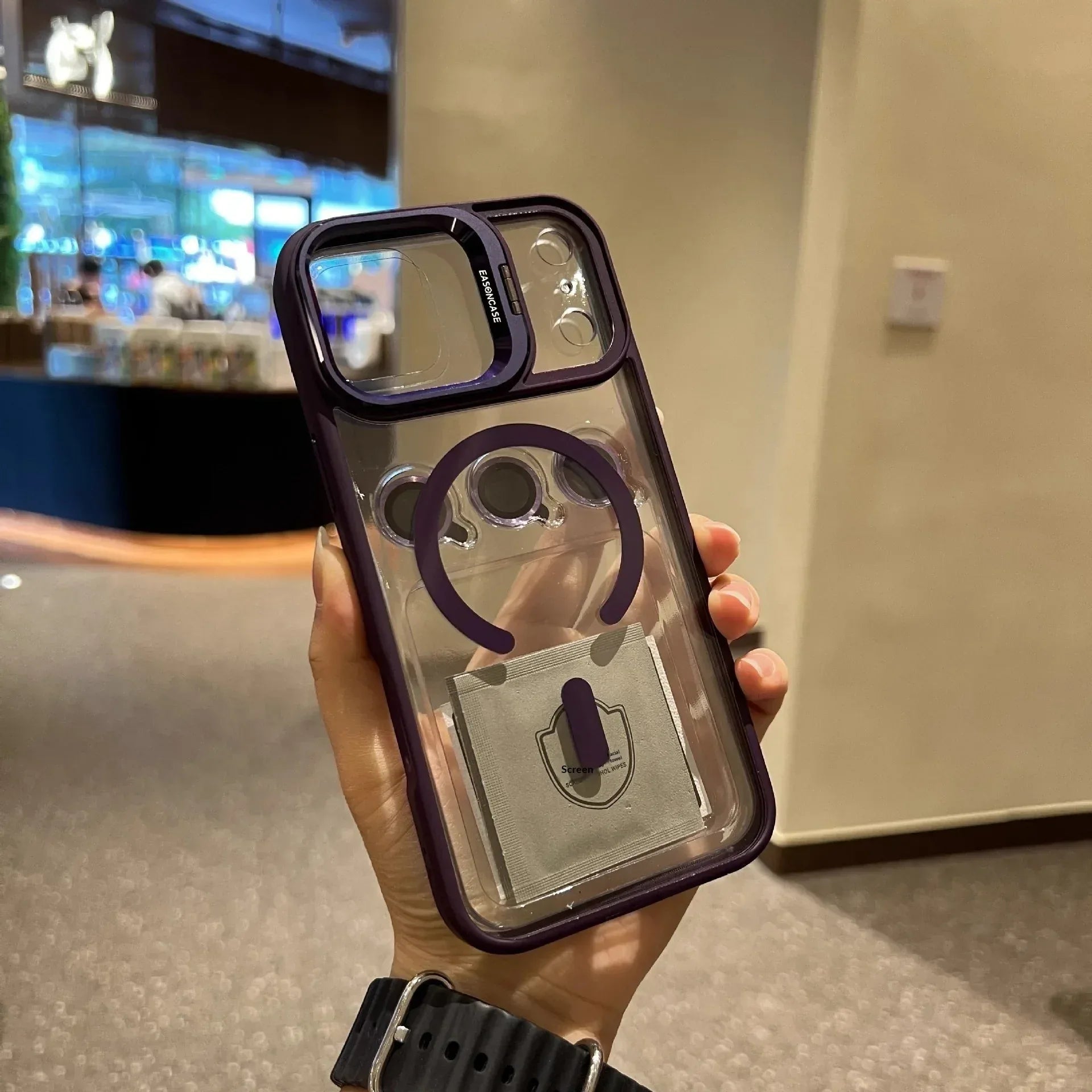 Built-in Lens Protector iPhone Case - Viexta