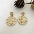 Vintage Rattan Earrings - Viexta