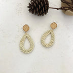 Vintage Rattan Earrings - Viexta