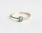 18k gold plated turquoise ring