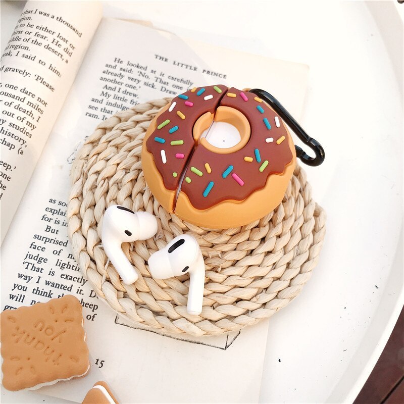 Donuts Silicon IPHONE Air pod Case