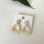 Vintage Rattan Earrings - Viexta