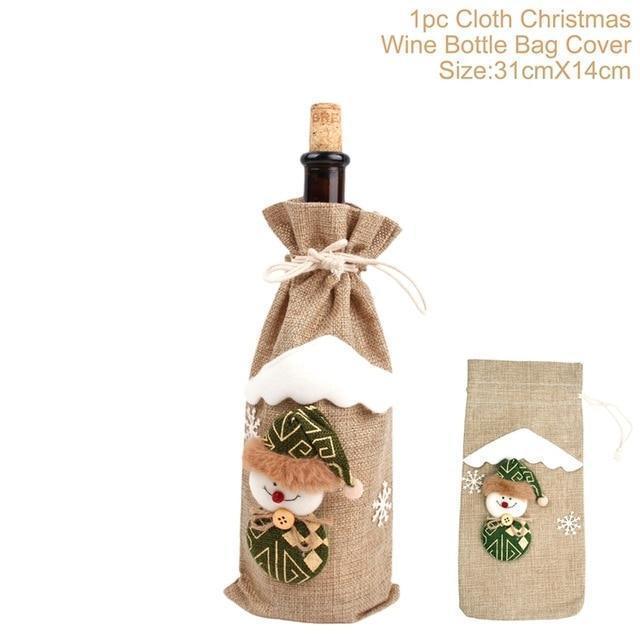 christmas-decorations-christmas-wine-bottle-socks - Viexta