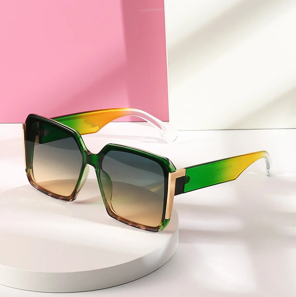 Retro Fashion Outdoor Box Sunglasses - Viexta
