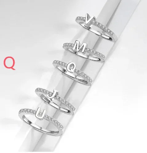 s925-sterling-silver-micro-inlaid-letters-ring - Viexta