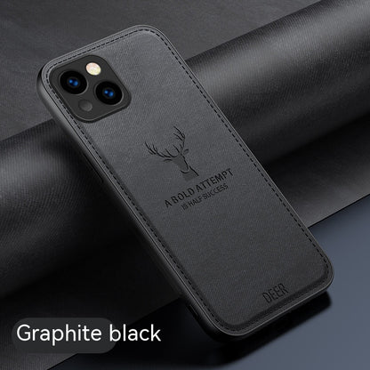 Cloth Deer Business Ultra Thin Anti Drop iPhone Cover