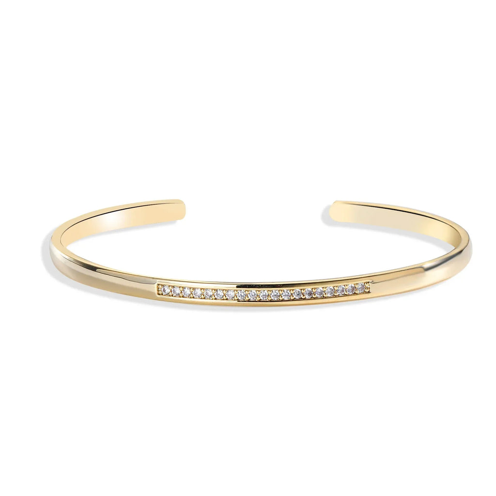 Stainless Steel Women's Open Bracelet - Viexta