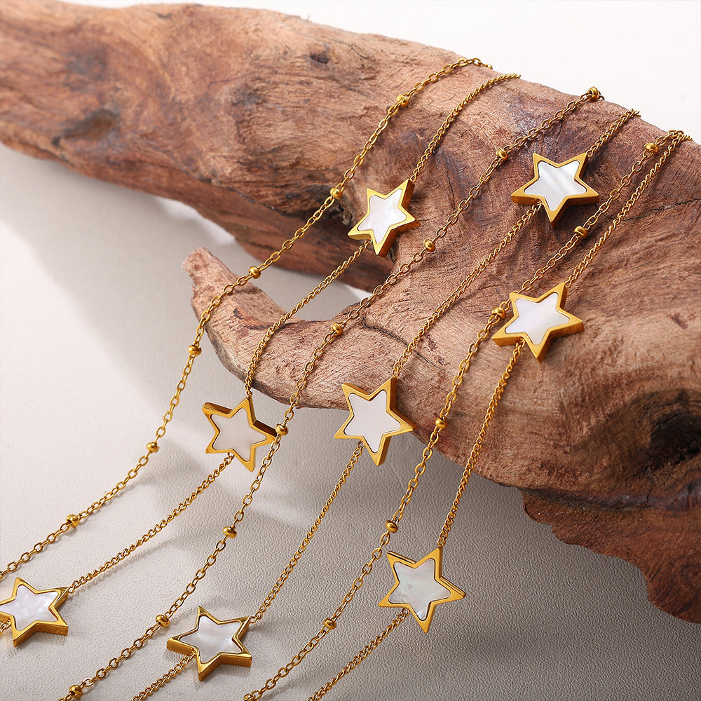 Double Layer Star Bracelet