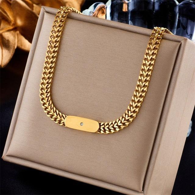 316L Stainless Steel Beaded Necklace - Viexta