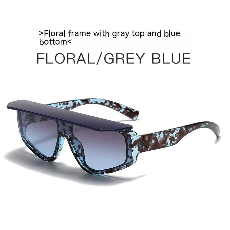 fashion-square-brim-sunglasses - Viexta