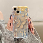 blue-light-butterfly-bracelet-iphone-case - Viexta