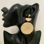 Vintage Rattan Earrings - Viexta