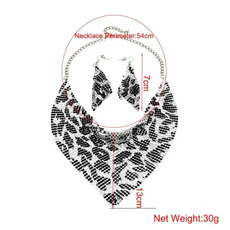 metal-plate-necklace-set - Viexta