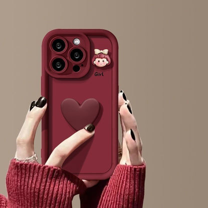 Wine Red iPhone Case