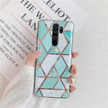 Plating Splice Marble Phone Cases for Samsung Note Series and Redmi - Viexta