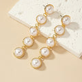 Pearl Long Versatile Elegant Tassel Earrings - Viexta