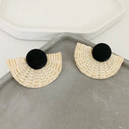 Vintage Rattan Earrings - Viexta