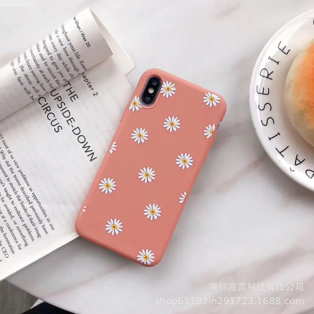 Small daisy iPhone case - Viexta
