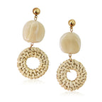 Vintage Rattan Earrings - Viexta