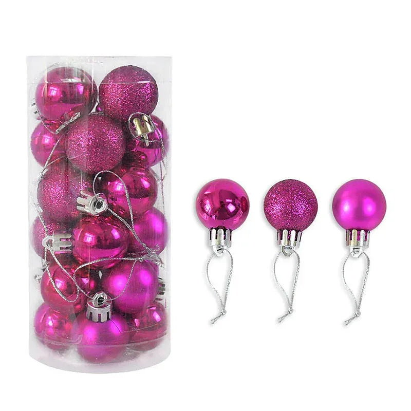 Christmas Decoration Shiny Matte Christmas Ball - Viexta