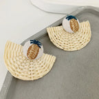 Vintage Rattan Earrings - Viexta