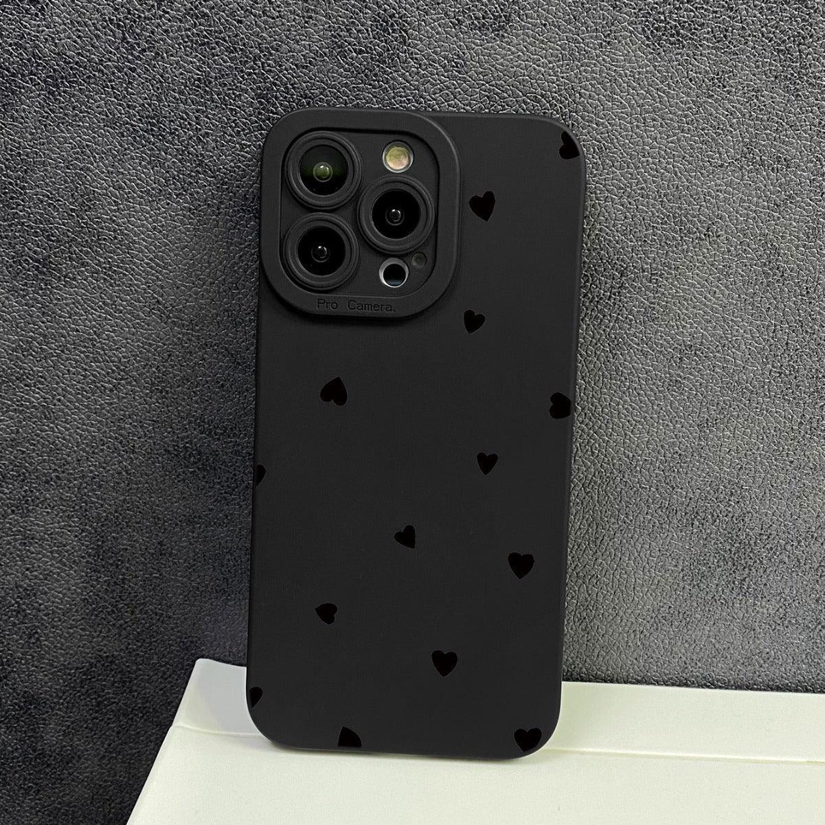 black-with-love-iphone-case-protective - Viexta