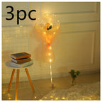 LED Luminous Balloon Rose Bouquet