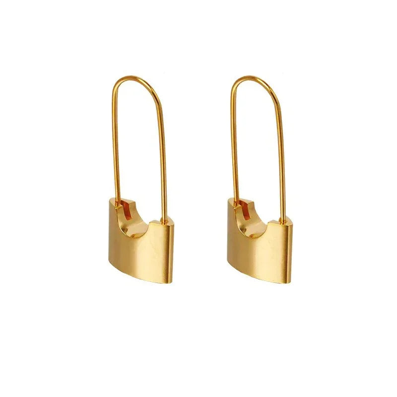 Retro pin lock earrings - Viexta