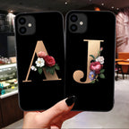 26 English Alphabet Silicone Phone Cases for IPHONE