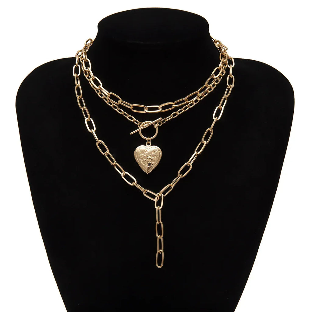 Geometric Thick Tassel Necklace - Viexta