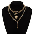 Geometric Thick Tassel Necklace - Viexta