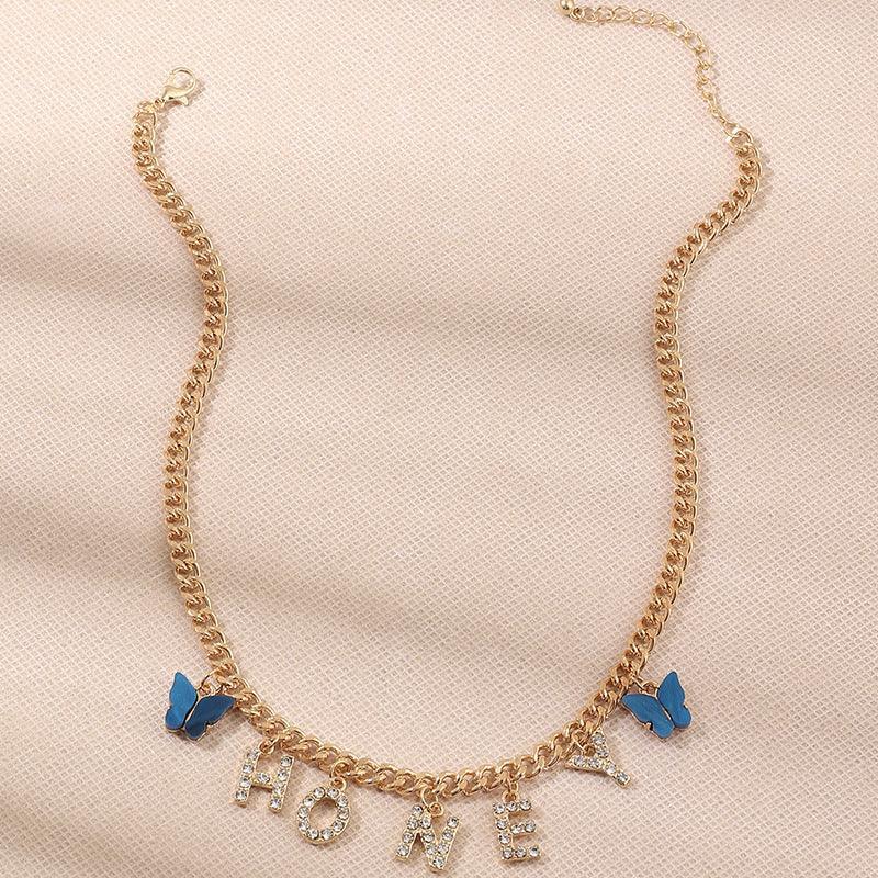 diamond-letter-baby-necklace - Viexta