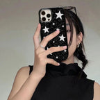 Niche Starry Sky Silicone iPhone Case