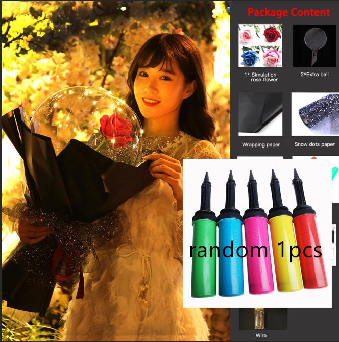 LED Luminous Balloon Rose Bouquet