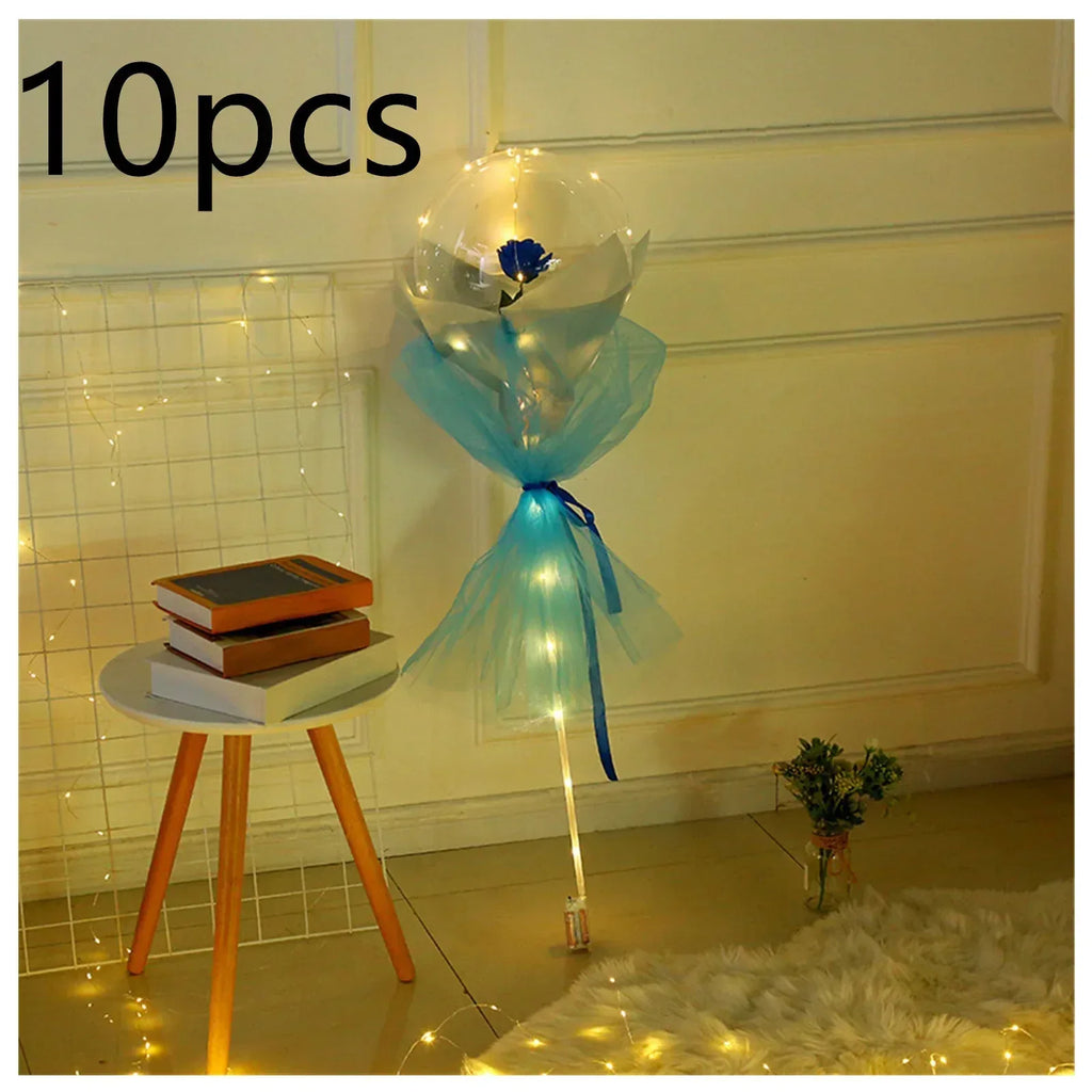 LED Luminous Balloon Rose Bouquet - Viexta
