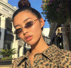 Elliptical metal sunglasses - Viexta