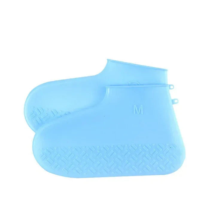 Men and women hiking slip wearable easy to carry silicone rain boots - Viexta