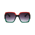 Colorful glitter retro sunglasses - Viexta