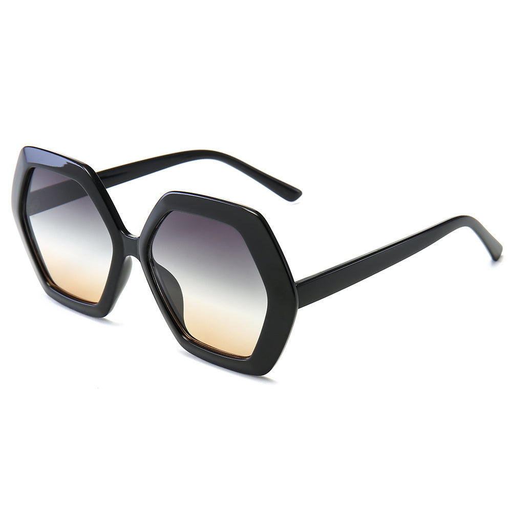 Round retro fashion UV sunglasses