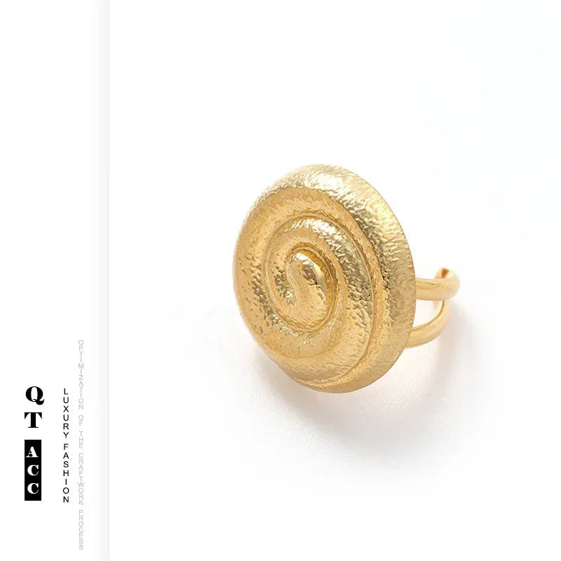 American Retro Stainless Steel Luxe Ring - Viexta