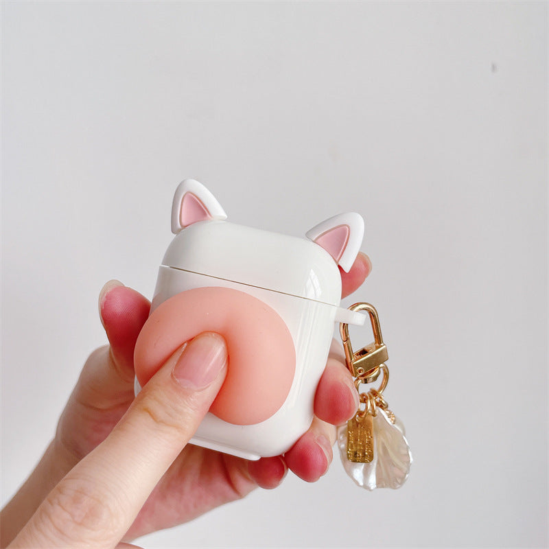 Kawaii Press Butt Stress Relieve Airpods Case