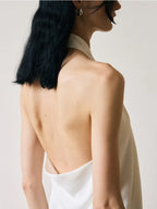 Halter Twist Tank Top - Viexta
