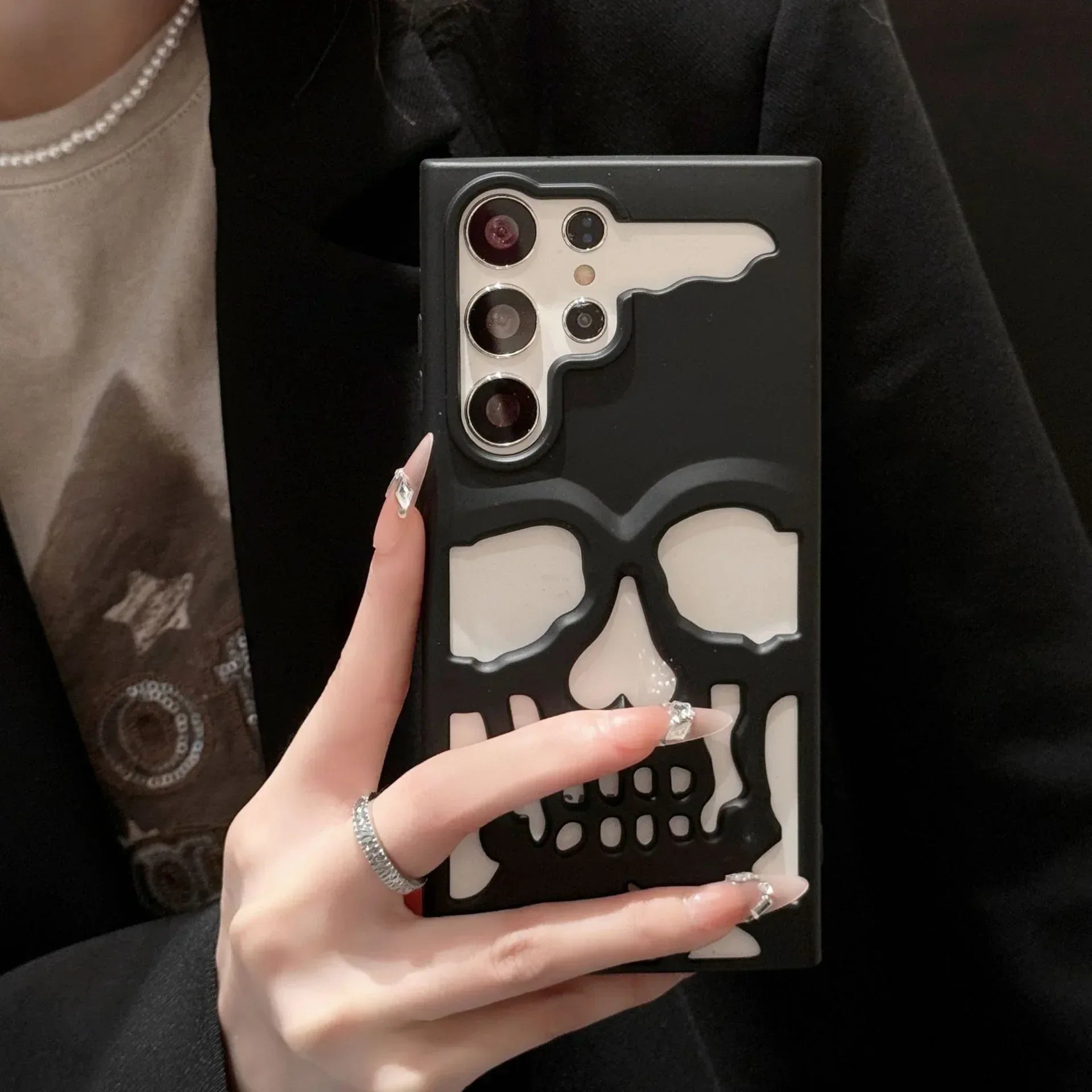 Hollow Skull Personality Creative Samsung Case - Viexta