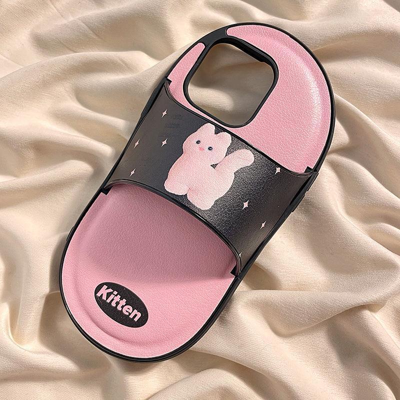 Cartoon Slippers iPhone Case - Viexta