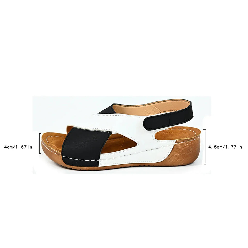 Dual Tone Soft Summer Sandals - Viexta