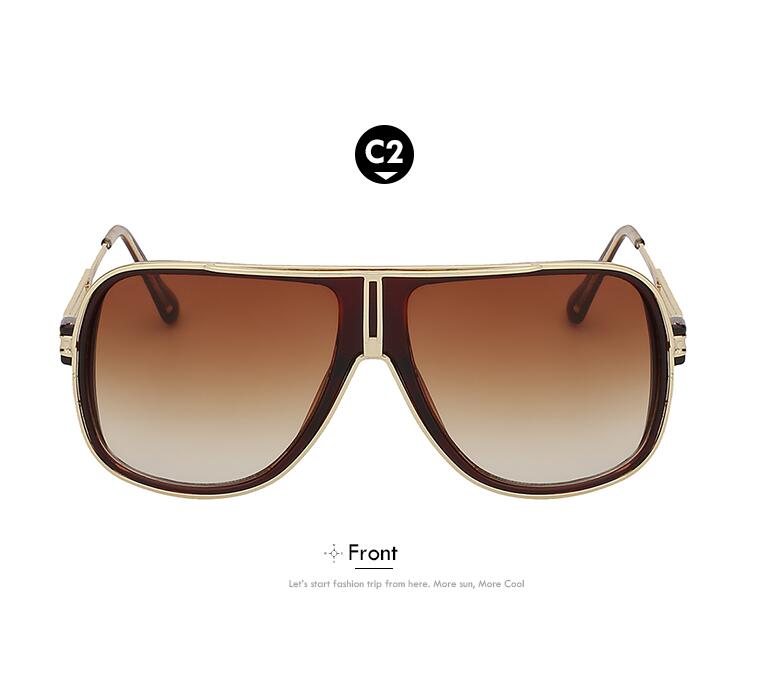 Summer Style Gold Women Sun Glasses